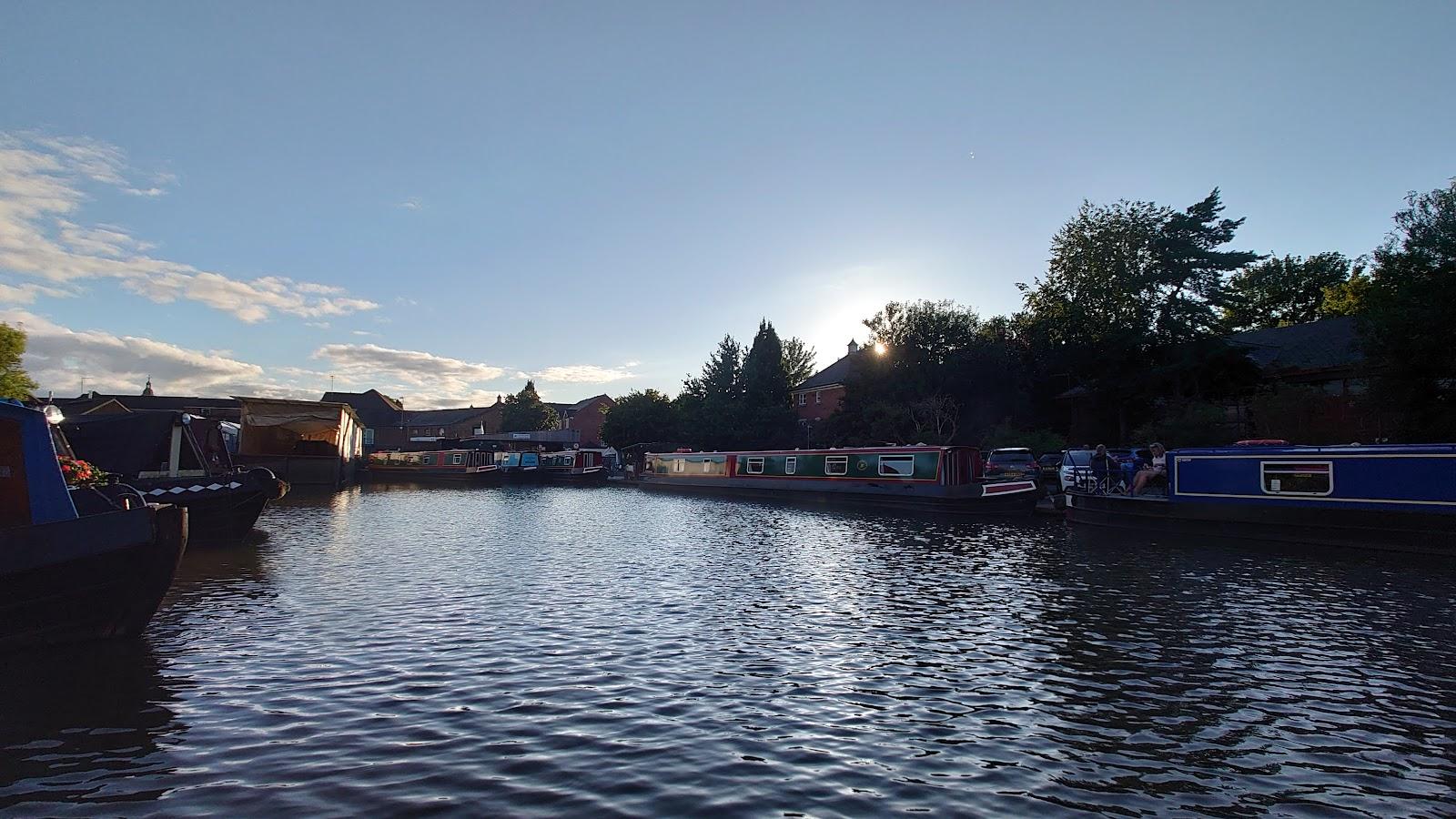 Canalboat at Worcester Marina