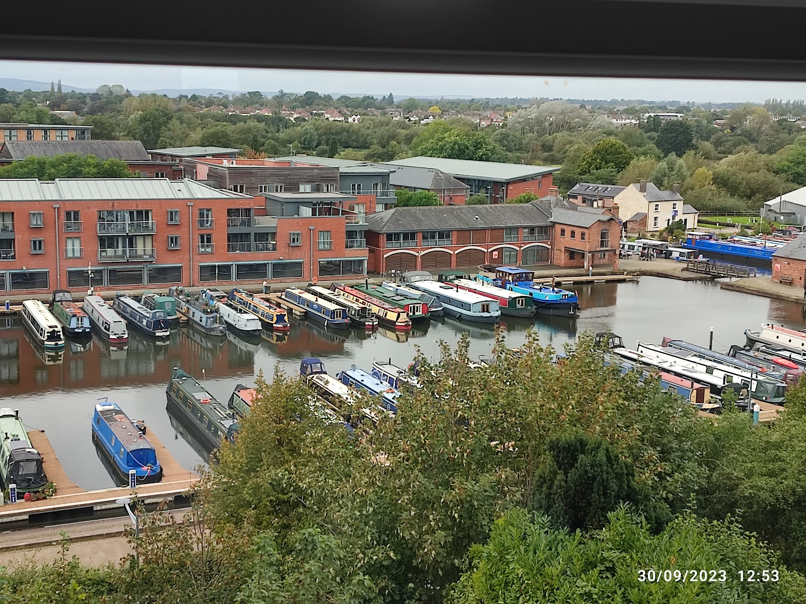 Canalboat at Worcester Marina