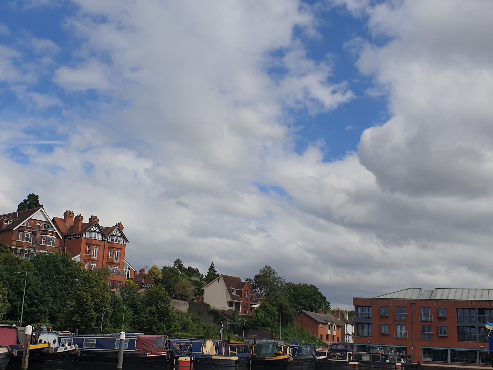 Canalboat at Worcester Marina